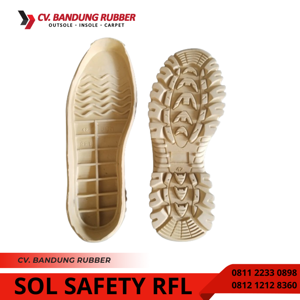 Pusat Produksi Sol Sepatu Karet Anti Air di Bandung