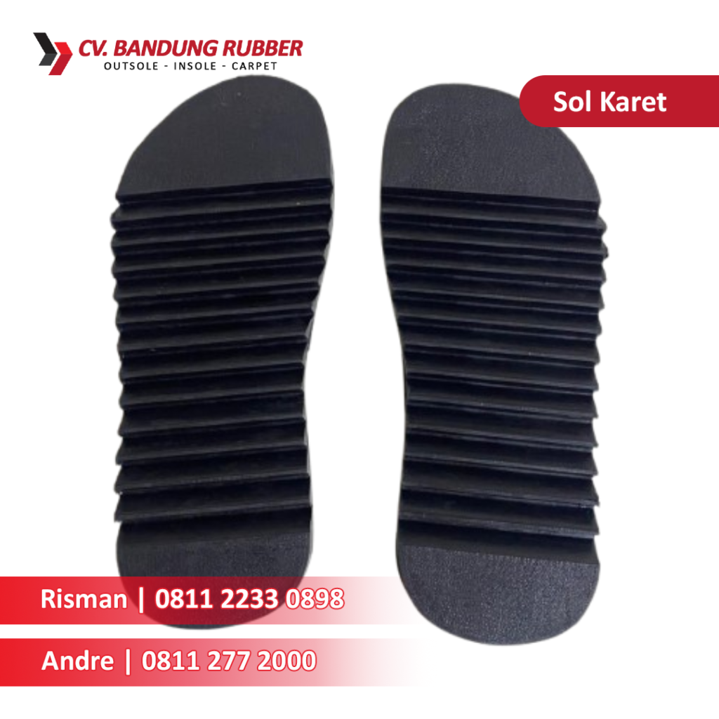 Grosir Sol Sepatu Custom Karet Bandung