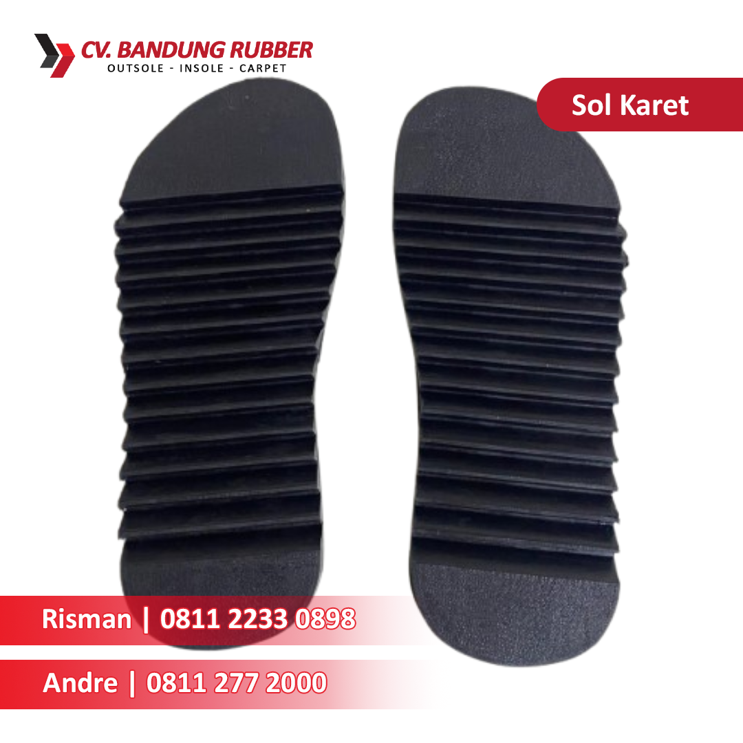 Grosir Sol Sepatu Custom Karet Bandung